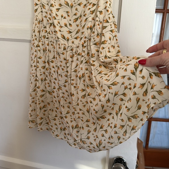 REFORMATION Size 8 TAIGA DRESS Blanche - Picture 9 of 9